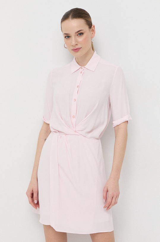Patrizia Pepe sukienka casual różowy 2A2576.A8I1