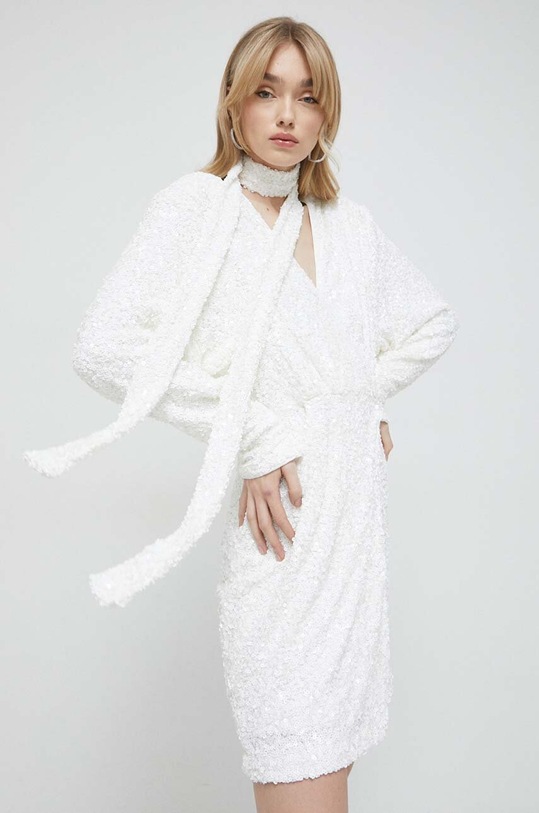 Rotate rochie de mireasă mini alb 100160269