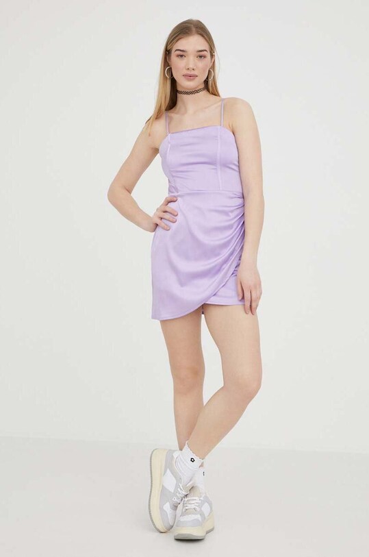 Šaty Hollister Co. KI359.3124.630 fialová SS23