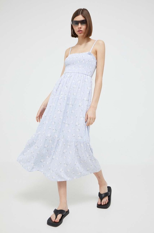 Φόρεμα Hollister Co. με μοτίβο μπλε KI359.3162.218