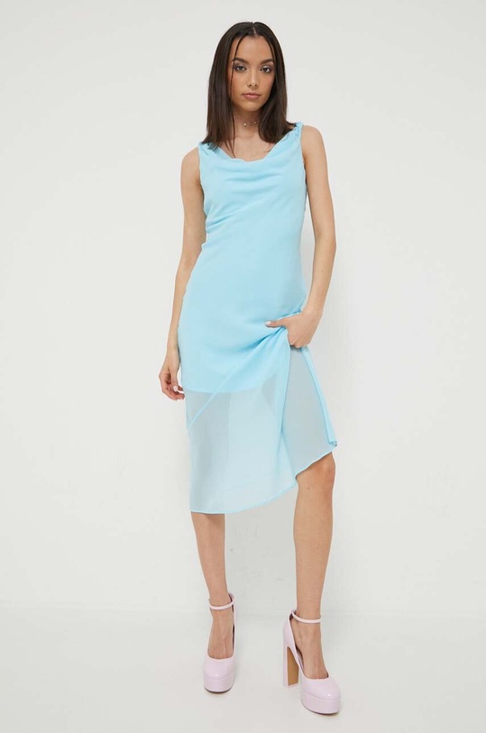 Abercrombie & Fitch sukienka KI159.3179.225 niebieski SS23