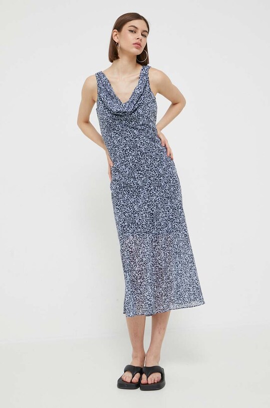 Рокля Abercrombie & Fitch KI159.3179.243 син SS23