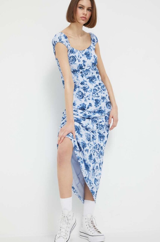 Рокля Abercrombie & Fitch KI159.3185.240 тъмносин SS23