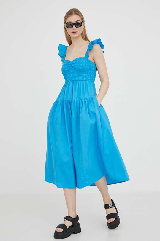 Abercrombie & Fitch rochie KI159.3199.250 albastru SS23