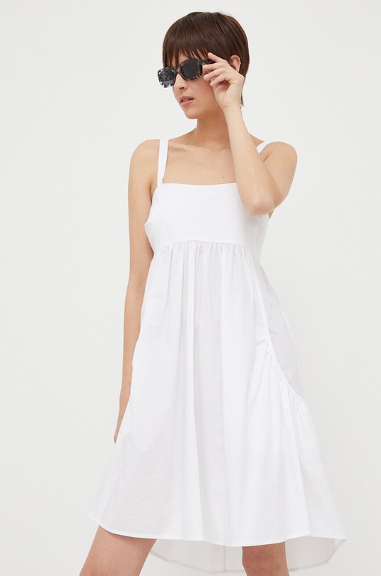 Artigli sukienka bawełniana bawełna biały AA36442.BIANCO