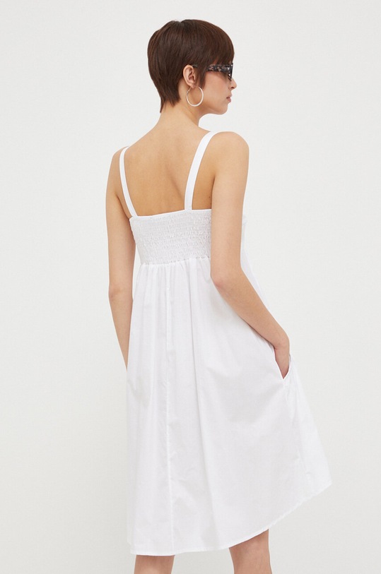 Odzież Artigli sukienka bawełniana AA36442.BIANCO biały