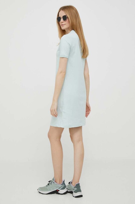 Oblečenie Bavlnené šaty Lyle & Scott DRW1602V.W839 tyrkysová