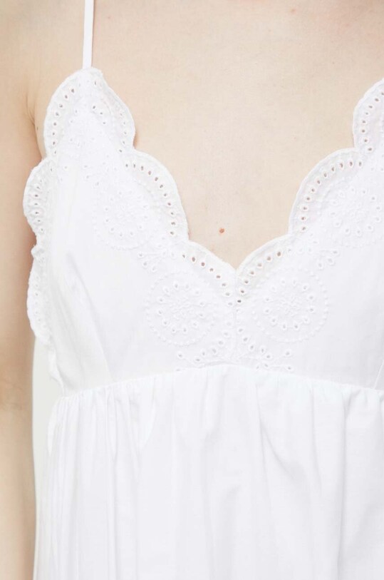 Φόρεμα Abercrombie & Fitch KI159.2788.100 λευκό