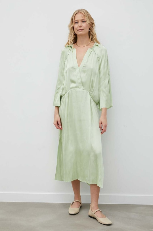 Day Birger et Mikkelsen ruha Tess DAY65242538 zöld SS23
