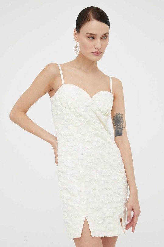 Φόρεμα Rotate μπεζ 111199857