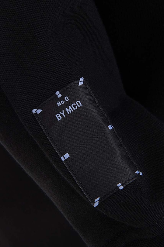 MCQ sukienka bawełniana Hoodie 624588RSJ761000 czarny