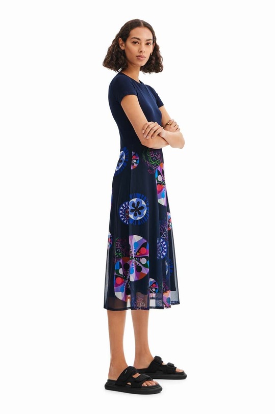 Desigual ruha x Christian Lacroix 23SWVKA8 sötétkék SS23