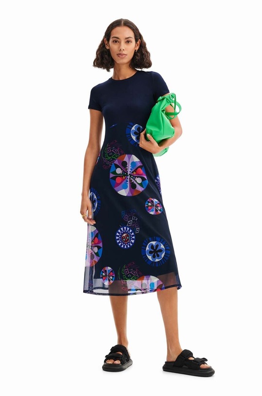 Desigual ruha x Christian Lacroix sötétkék 23SWVKA8