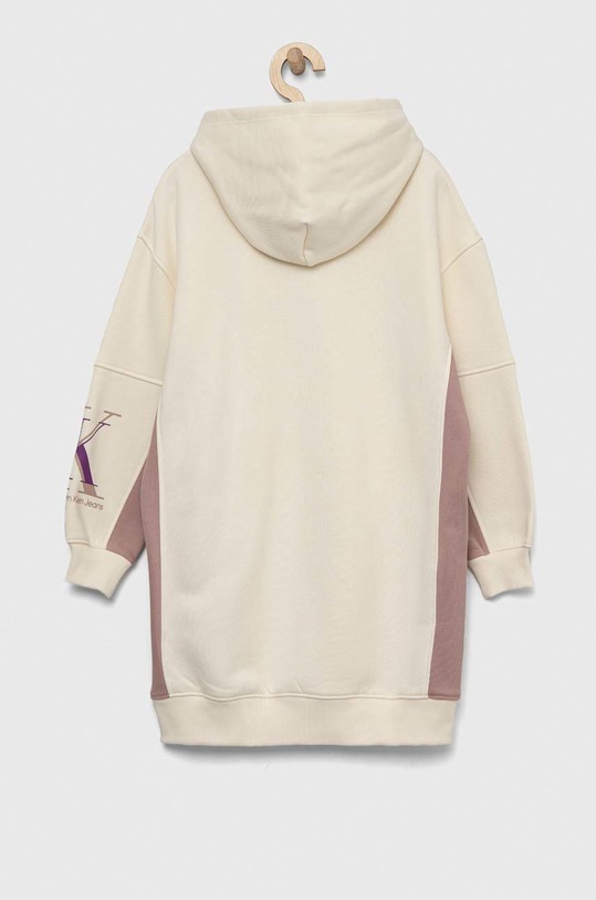 Calvin Klein Jeans sukienka dziecięca IG0IG01899.PPYX beżowy SS23