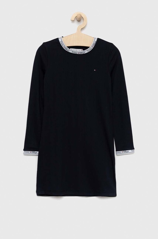 παιδικό φόρεμα Tommy Hilfiger μακρύ σκούρο μπλε KG0KG07136.PPYX