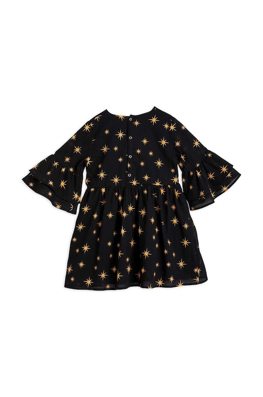 Dětské bavlněné šaty Mini Rodini 2315010499 černá SS23