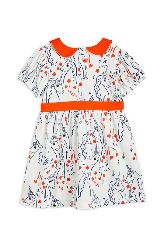 Детское платье Mini Rodini 2315010510 белый SS23