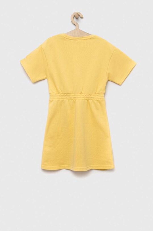 Dievčenské bavlnené šaty Pepe Jeans PJL GJ Non-denim PG951598 žltá SS23