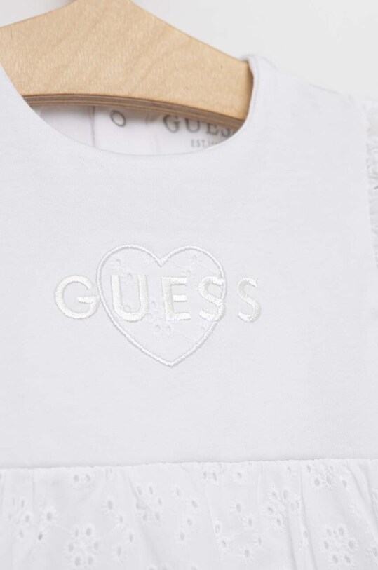 Dziewczynka Guess sukienka niemowlęca S3GG03.J1300.PPYX biały