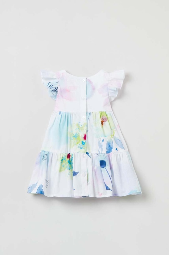 OVS sukienka bawełniana niemowlęca 1764676.Girl.9.36months biały SS23