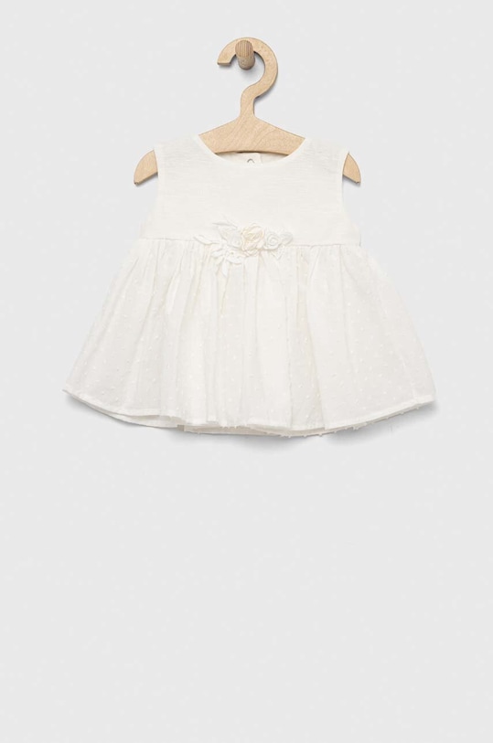 Jamiks sukienka bawełniana niemowlęca BETSY.II.Sukie.JLF051.G biały SS23
