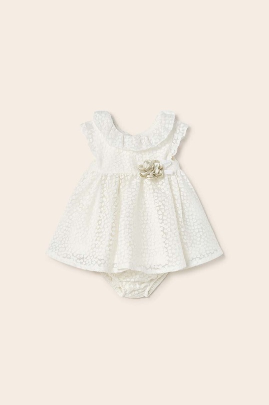 Детска рокля Mayoral Newborn овално бежов 1812.2M.NEWBORN.G