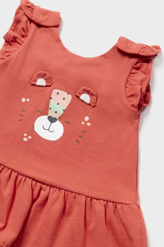 Dziewczynka Mayoral Newborn sukienka niemowlęca 1823.2S.NEWBORN czerwony