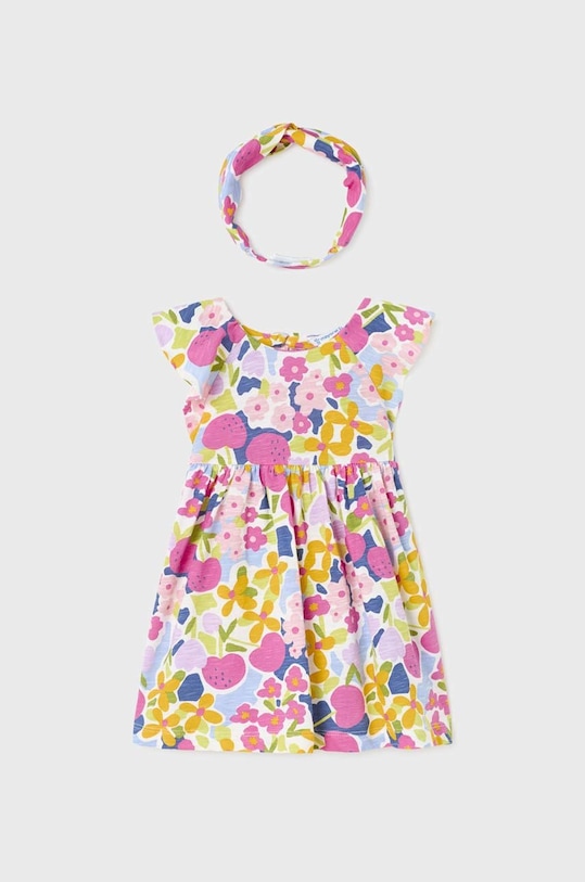 Бебешка памучна рокля Mayoral 1972.4H.BABY многоцветен SS23