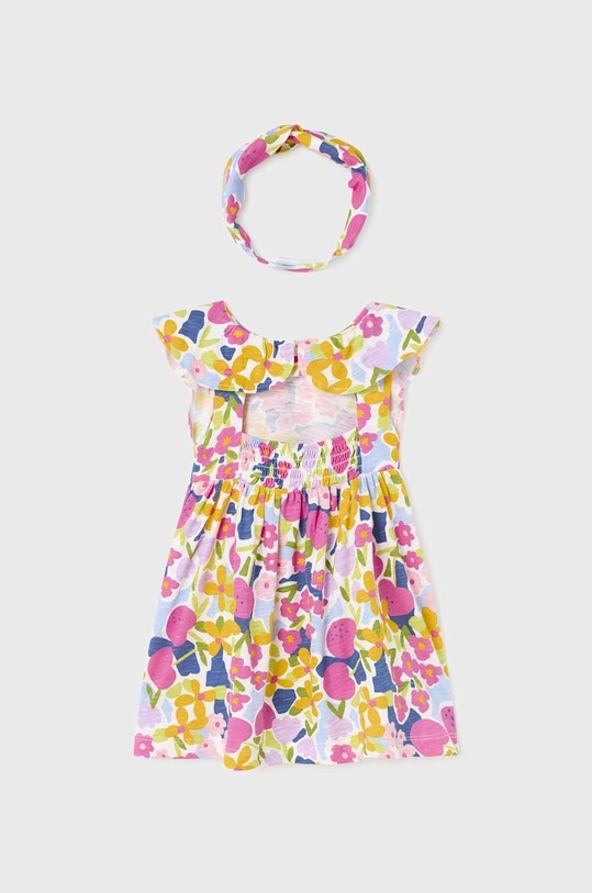 Момиче Бебешка памучна рокля Mayoral 1972.4H.BABY многоцветен