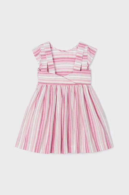 Mayoral rochie cu amestec de in pentru copii 3922.6D.MINI.G roz