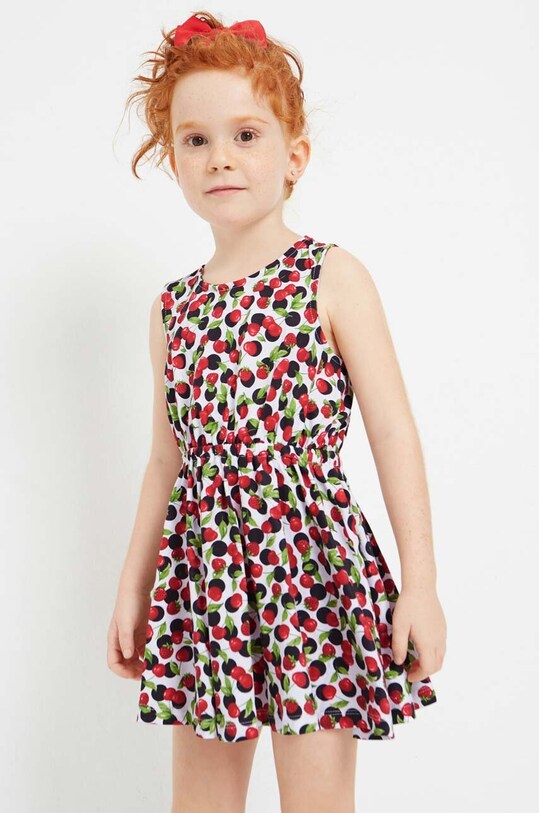 Mayoral rochie din bumbac pentru copii mini multicolor 3943.6K.MINI.G