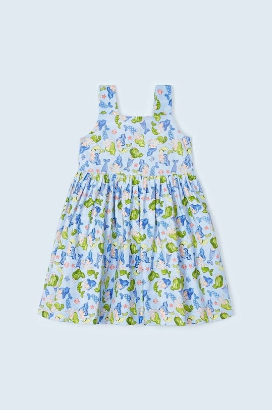 Dětské bavlněné šaty Mayoral 3946.6L.MINI.G fialová SS23