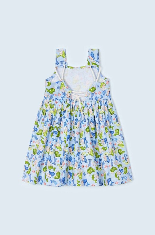 DÍVKA Dětské bavlněné šaty Mayoral 3946.6L.MINI.G fialová