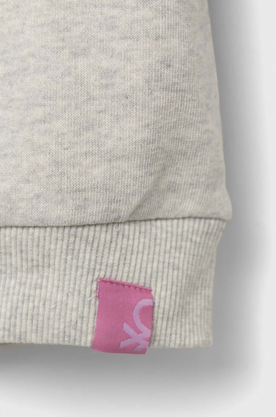 Dziewczynka United Colors of Benetton sukienka bawełniana dziecięca 3J68CV00B.G.SEASONAL szary