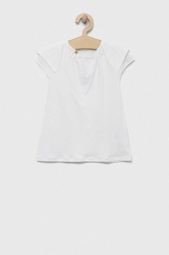 United Colors of Benetton sukienka niemowlęca z elastanem biały 3LHAAV006.W.SEASONAL