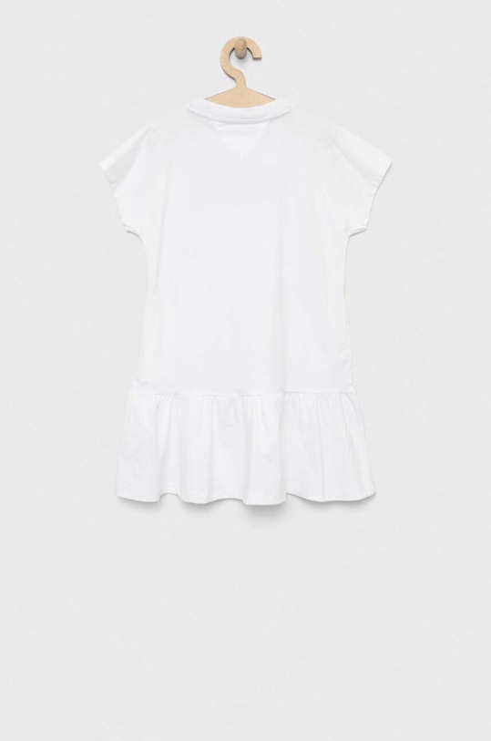 Tommy Hilfiger sukienka bawełniana dziecięca KG0KG07187.PPYX biały SS23