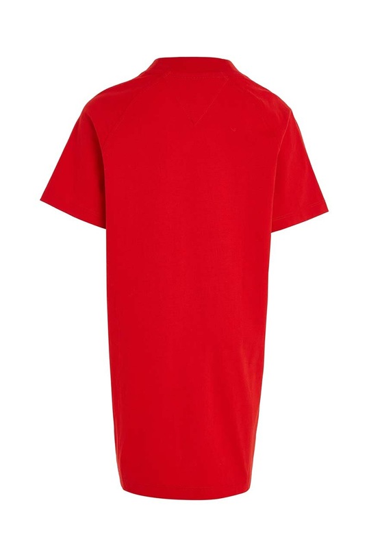 Момиче Детска памучна рокля Tommy Hilfiger KG0KG07191.PPYX червен