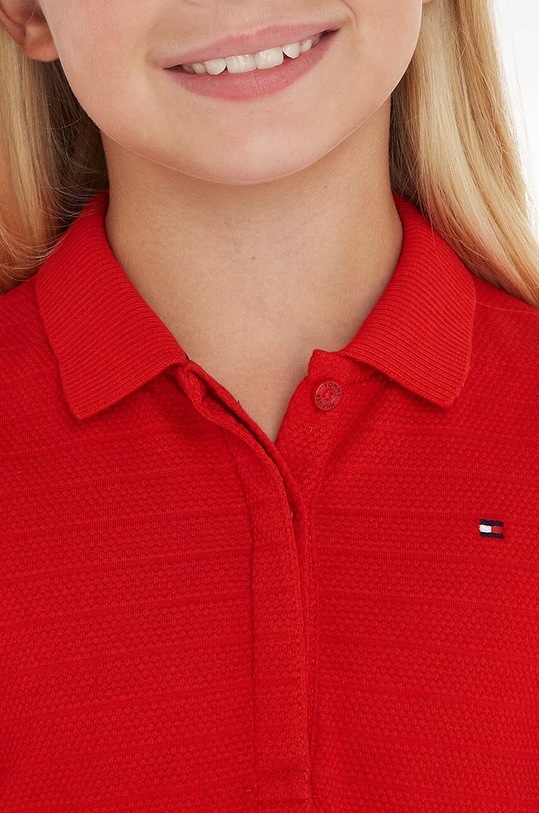 Tommy Hilfiger sukienka dziecięca KG0KG07195.PPYX czerwony