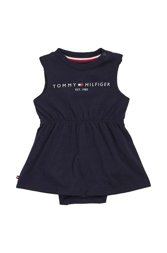 Tommy Hilfiger sukienka niemowlęca z elastanem granatowy KN0KN01625.PPYX