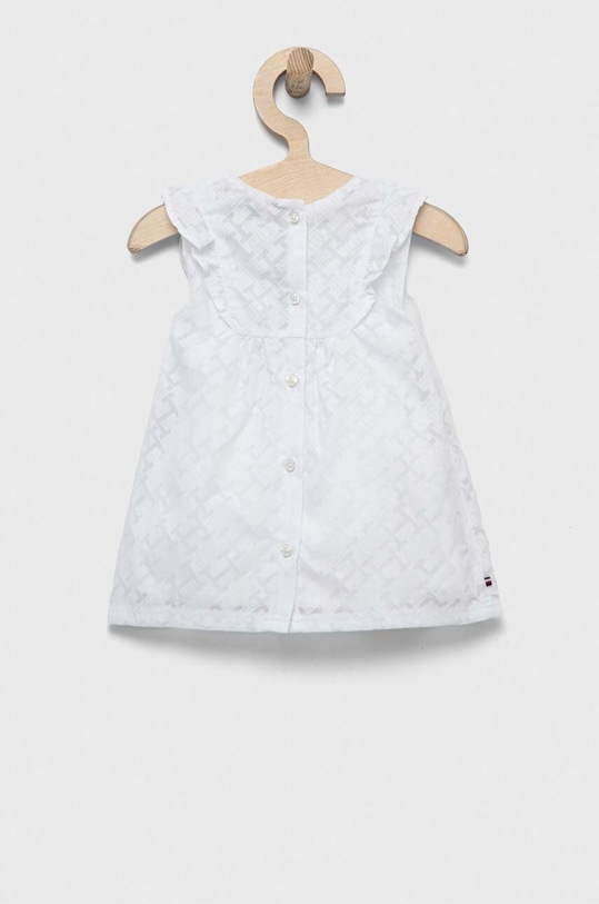 Φόρεμα μωρού Tommy Hilfiger KN0KN01628.PPYX λευκό SS23