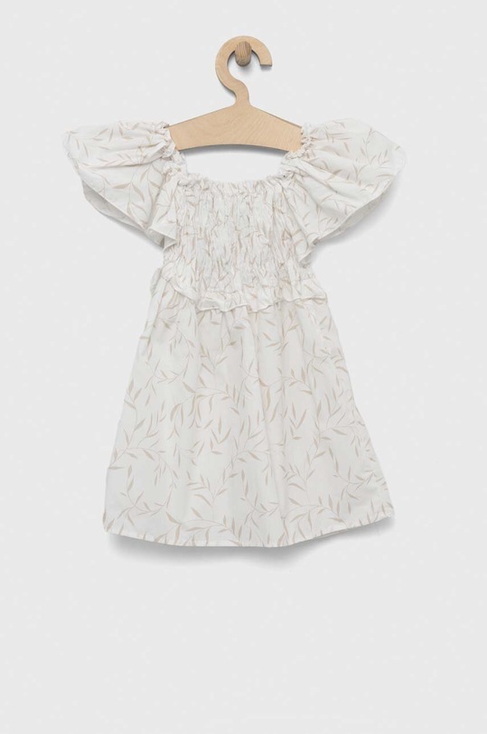 Dječja pamučna haljina Birba&Trybeyond 423.65594.00.104.128 bijela SS23