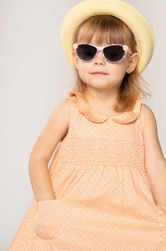 Coccodrillo rochie din bumbac pentru bebeluși WC3128301HGN