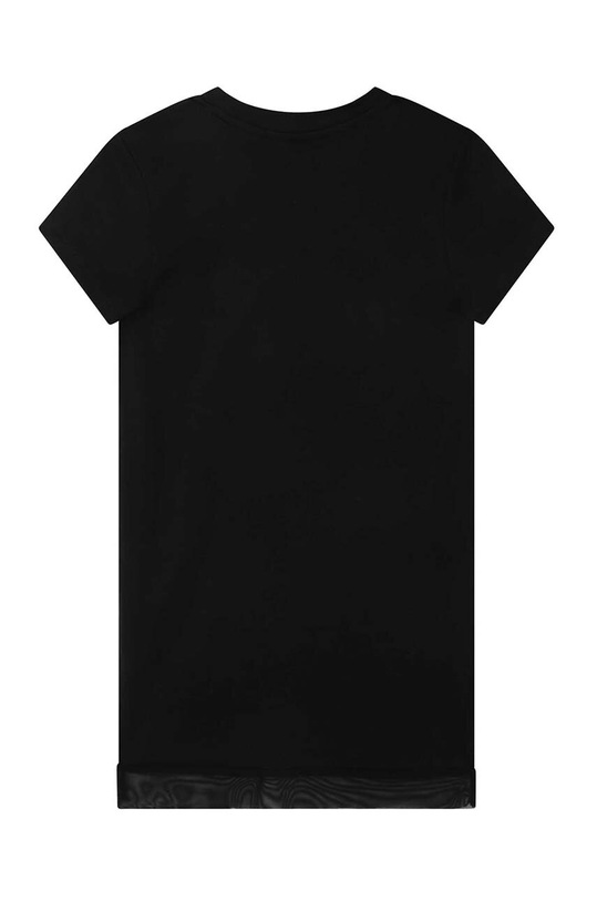 Fete Dkny rochie din bumbac pentru copii D32873.156.162 negru