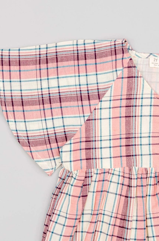 Παιδικό βαμβακερό φόρεμα zippy πολύχρωμο ZKGAP0501.23015