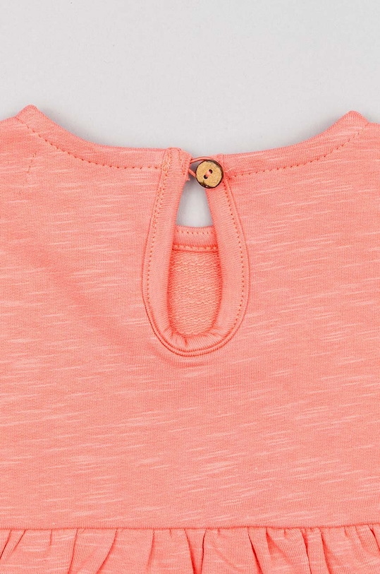 zippy vestito in cotone neonata arancione ZBGAP0501.23016