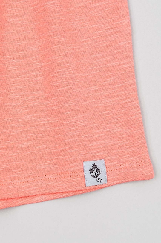 zippy vestito in cotone neonata ZBGAP0501.23016 arancione