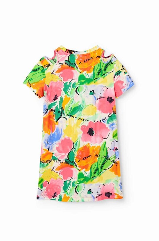 Хлопковое детское платье Desigual мультиколор 23SGVK14