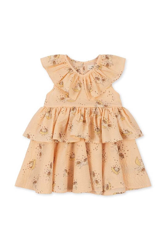 Konges Sløjd sukienka bawełniana dziecięca KS4522 różowy SS23