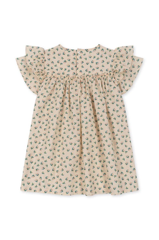 Κοριτσίστικα Παιδικό βαμβακερό φόρεμα Konges Sløjd KS5156 μπεζ