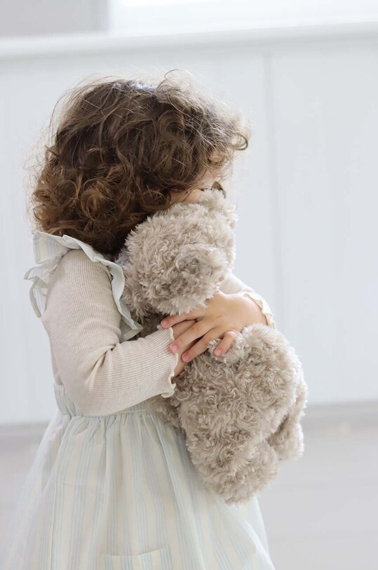That's mine rochie din bumbac pentru bebeluși 9028 gri 009028